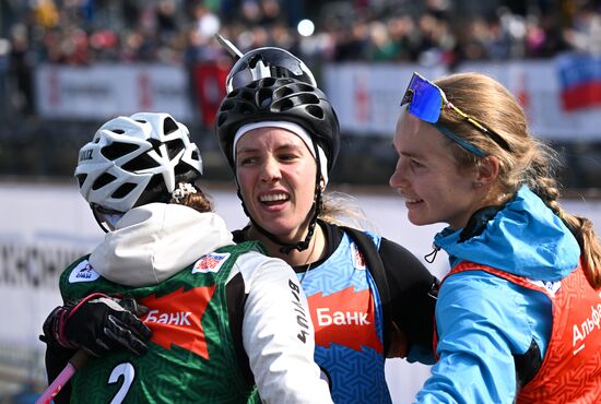 Чемпионат России по биатлону на роллерах. Эстафета