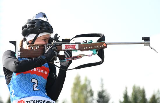 Чемпионат России по биатлону на роллерах. Эстафета