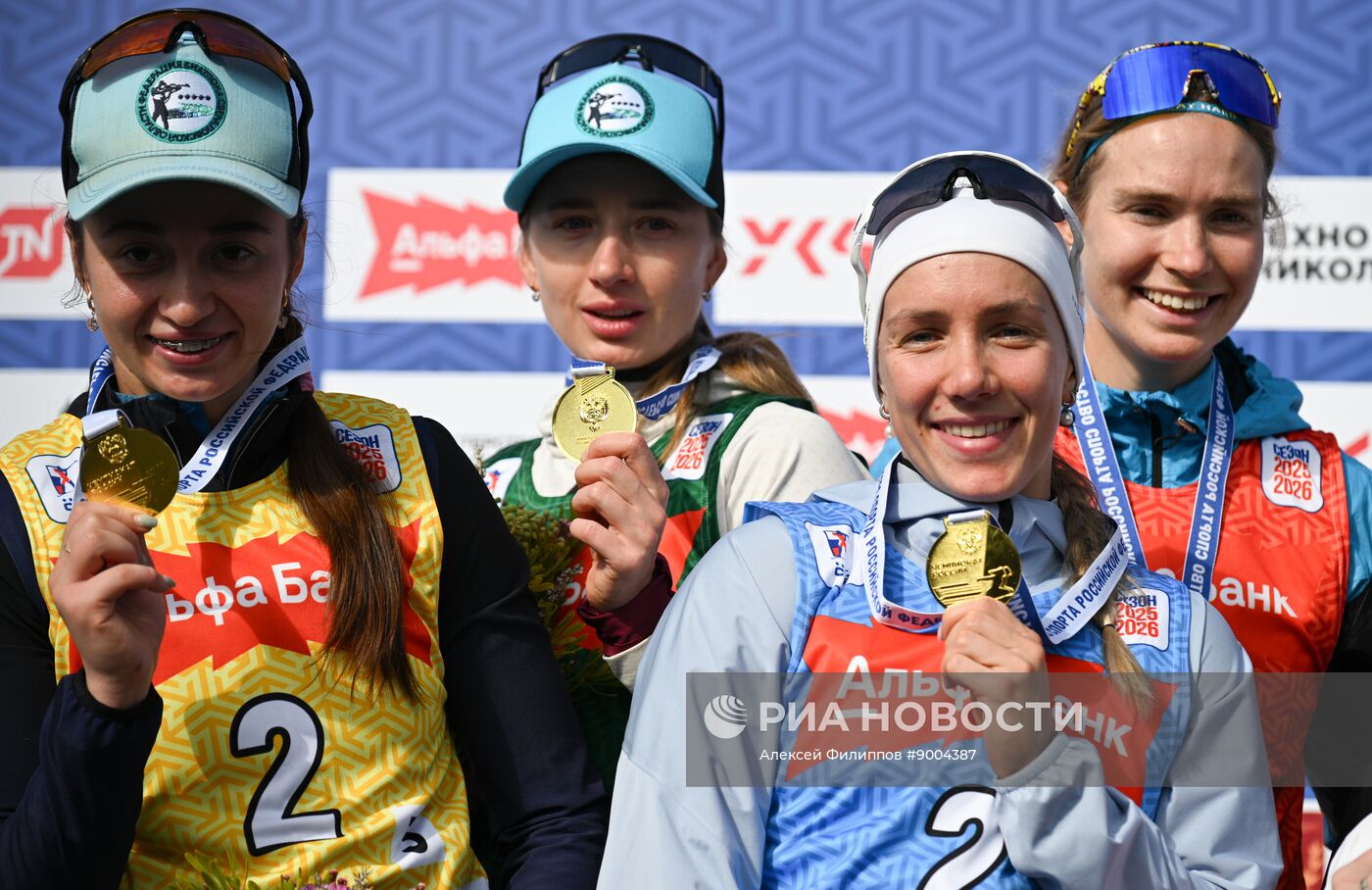 Чемпионат России по биатлону на роллерах. Эстафета