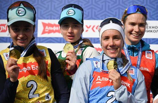 Чемпионат России по биатлону на роллерах. Эстафета