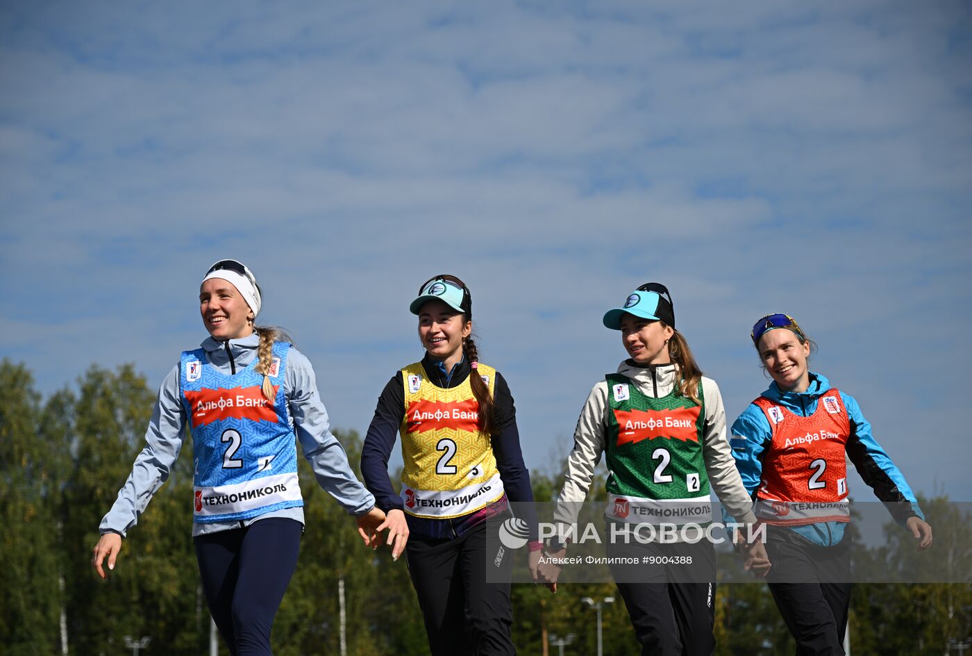 Чемпионат России по биатлону на роллерах. Эстафета