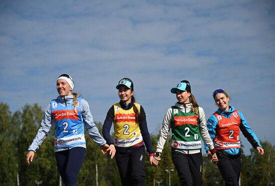 Чемпионат России по биатлону на роллерах. Эстафета