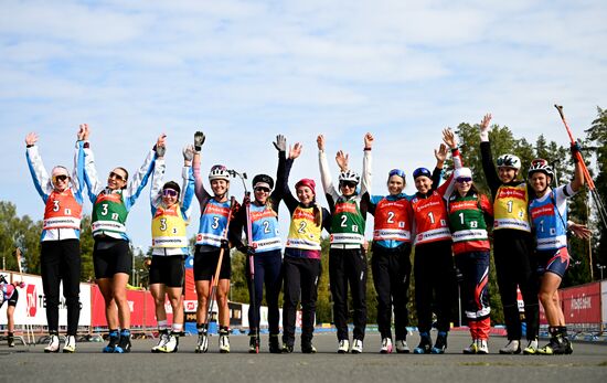 Чемпионат России по биатлону на роллерах. Эстафета