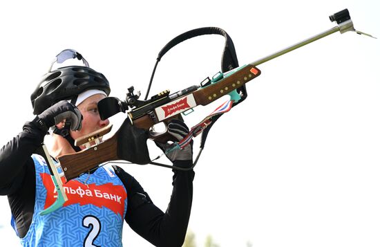 Чемпионат России по биатлону на роллерах. Эстафета