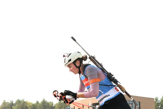 Чемпионат России по биатлону на роллерах. Эстафета