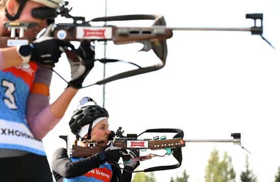 Чемпионат России по биатлону на роллерах. Эстафета