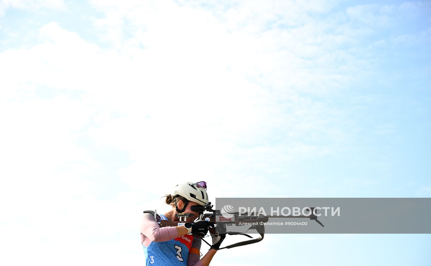 Чемпионат России по биатлону на роллерах. Эстафета