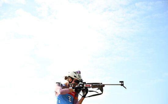 Чемпионат России по биатлону на роллерах. Эстафета