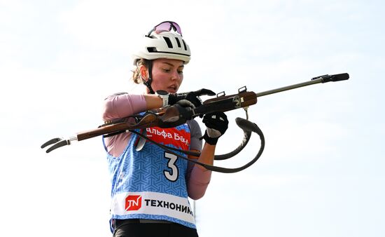 Чемпионат России по биатлону на роллерах. Эстафета