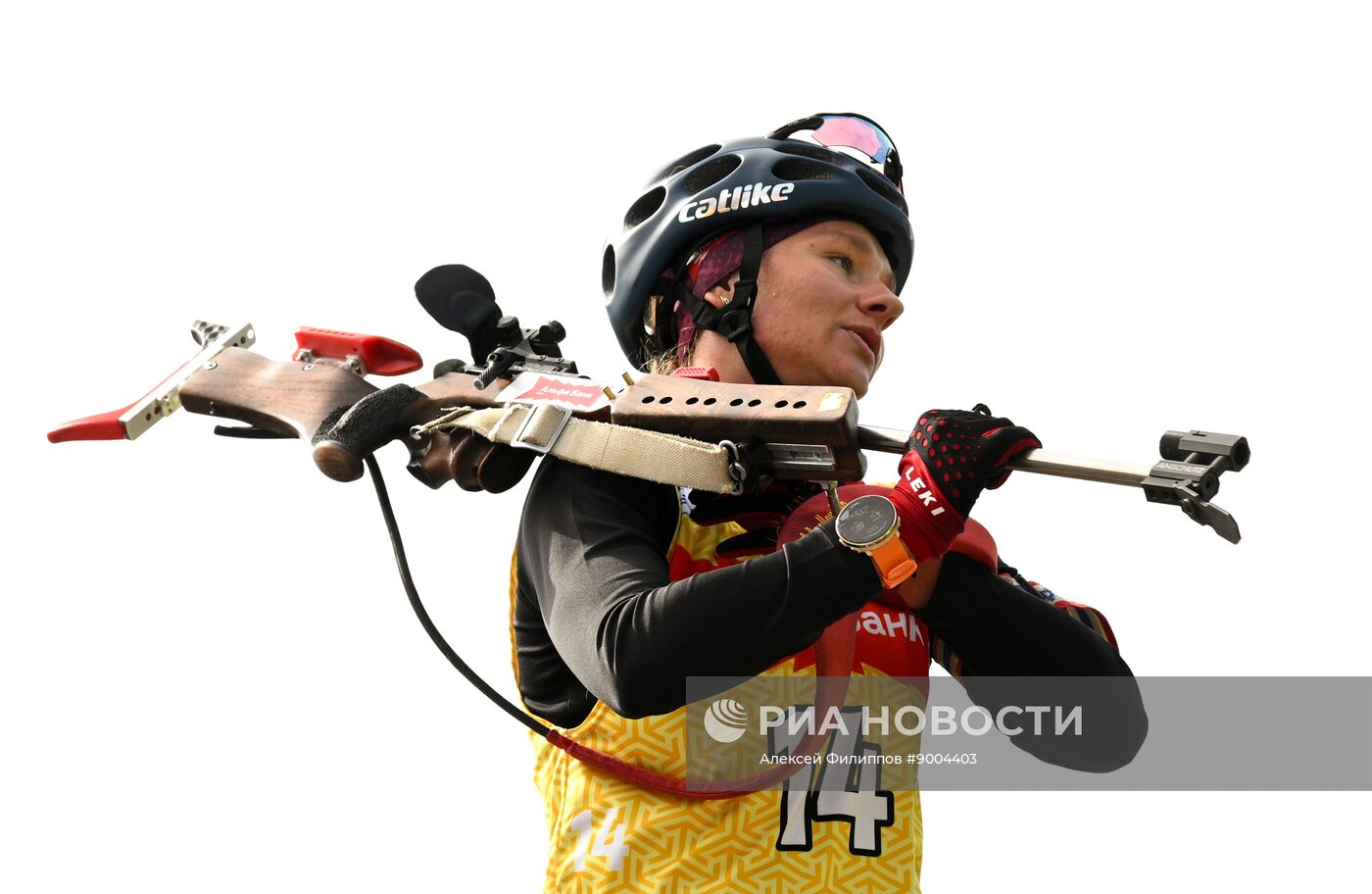 Чемпионат России по биатлону на роллерах. Эстафета