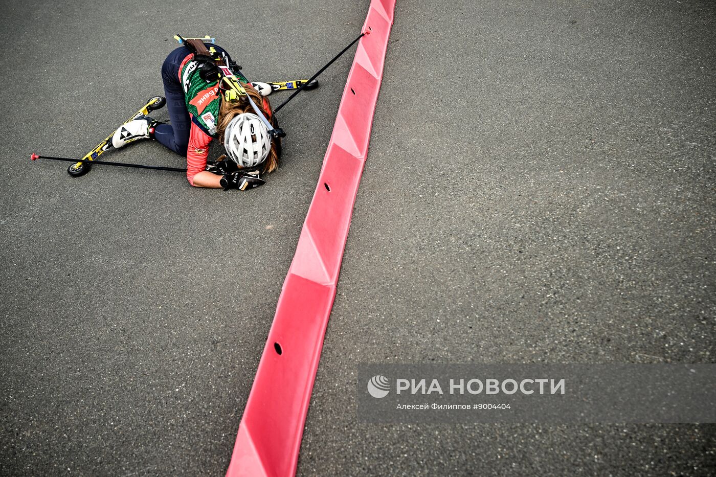 Чемпионат России по биатлону на роллерах. Эстафета