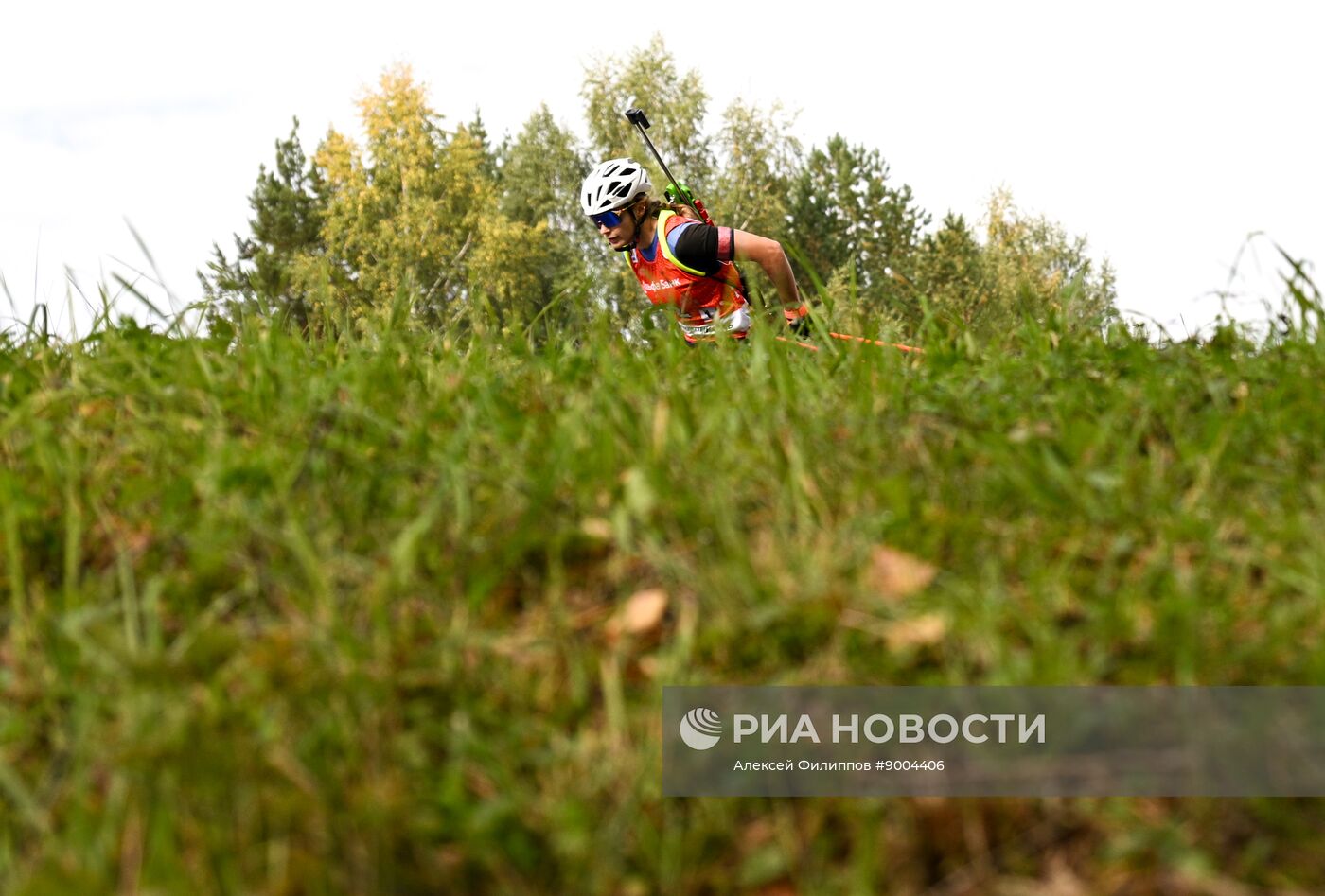 Чемпионат России по биатлону на роллерах. Эстафета