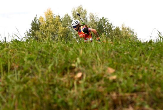 Чемпионат России по биатлону на роллерах. Эстафета