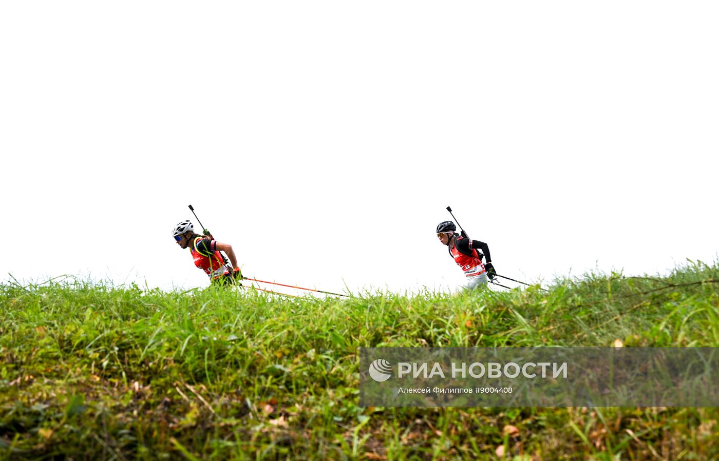 Чемпионат России по биатлону на роллерах. Эстафета