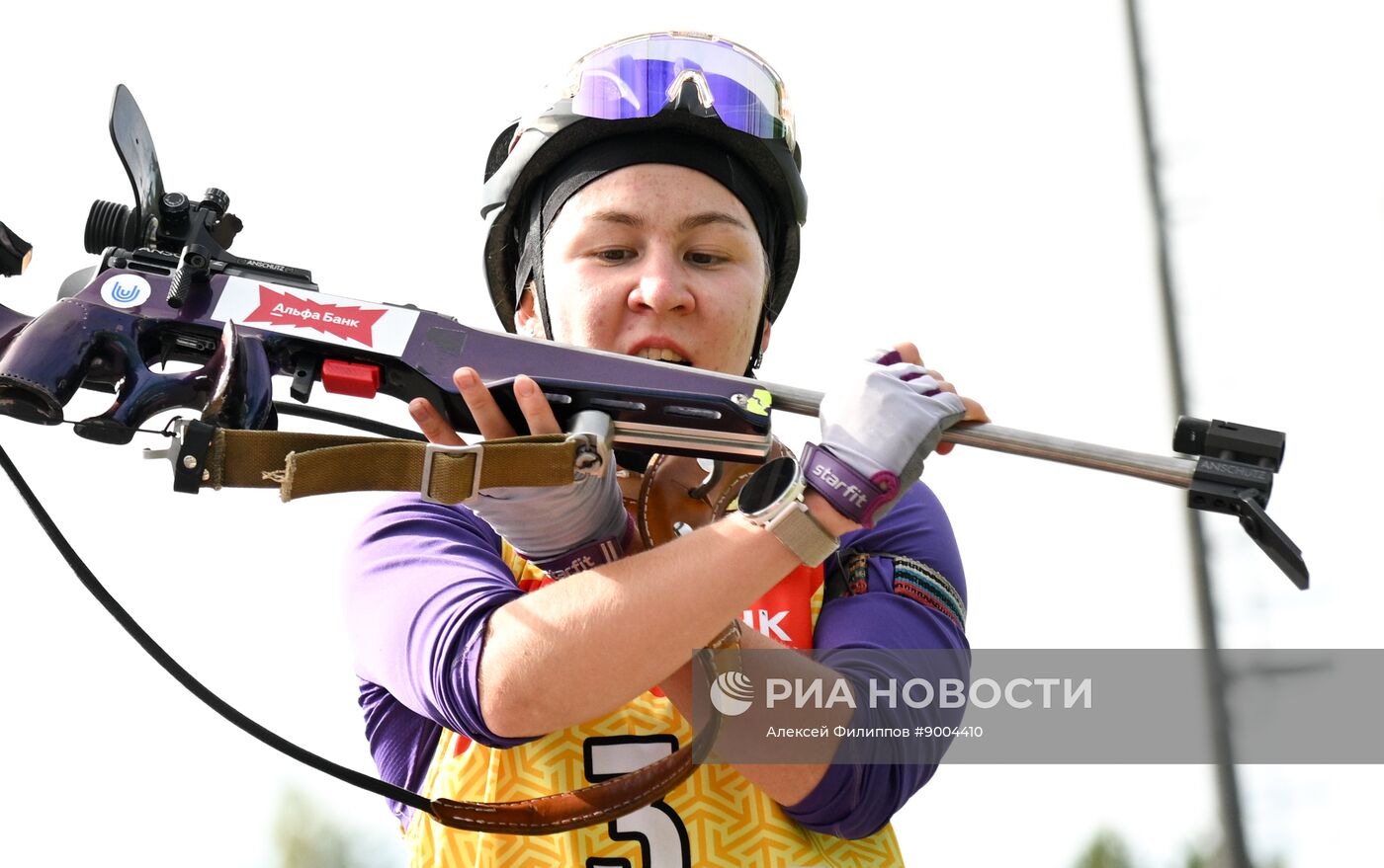 Чемпионат России по биатлону на роллерах. Эстафета