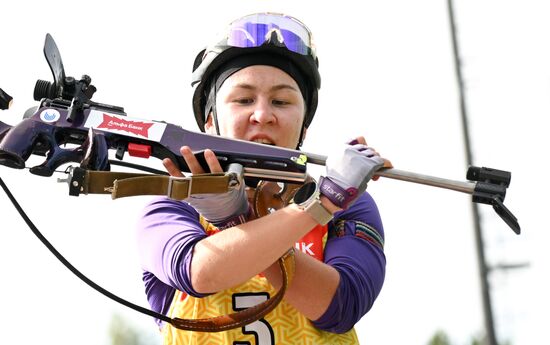 Чемпионат России по биатлону на роллерах. Эстафета