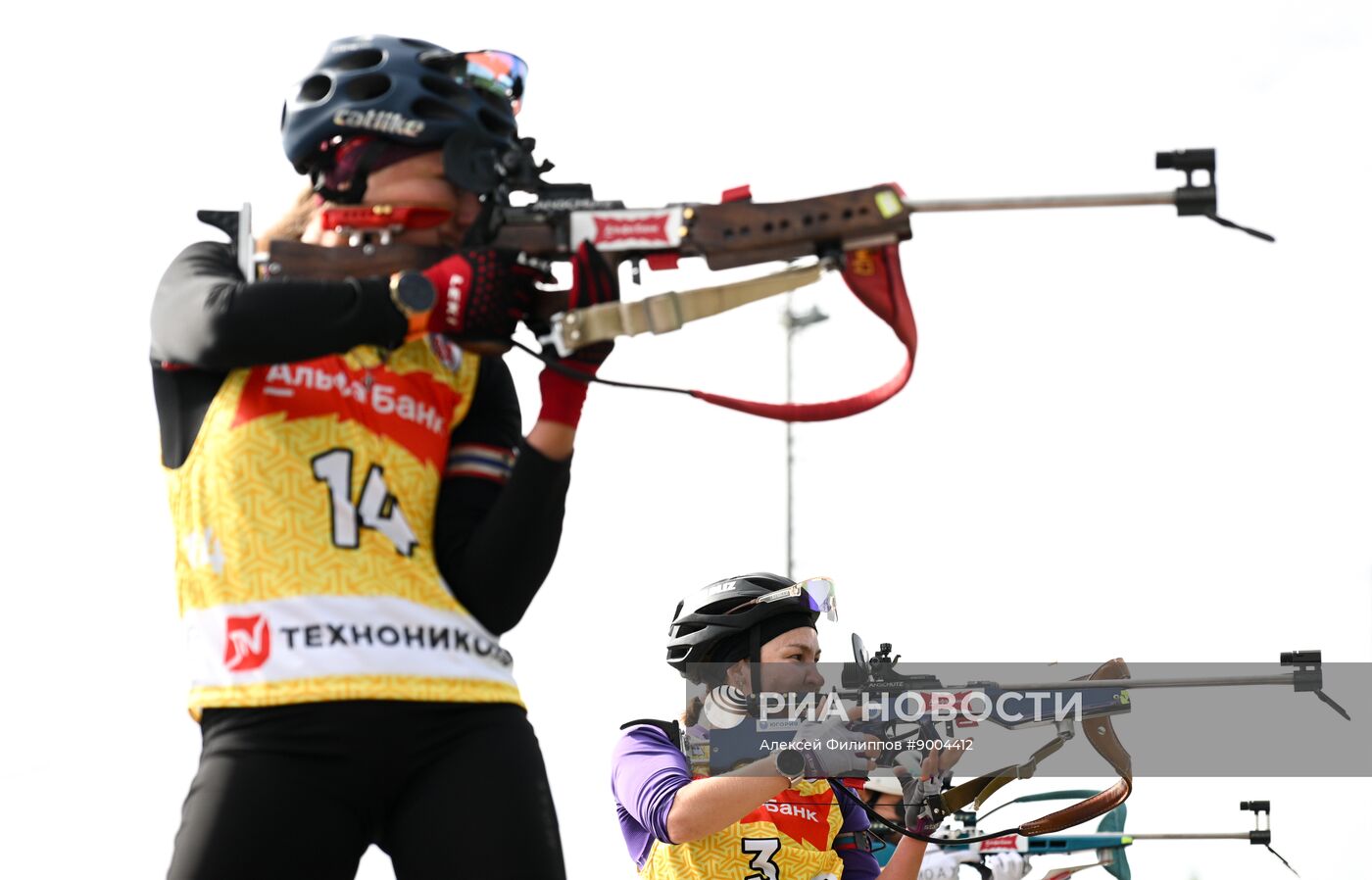 Чемпионат России по биатлону на роллерах. Эстафета