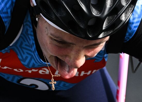 Чемпионат России по биатлону на роллерах. Эстафета