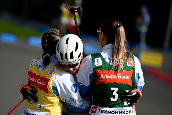 Чемпионат России по биатлону на роллерах. Эстафета