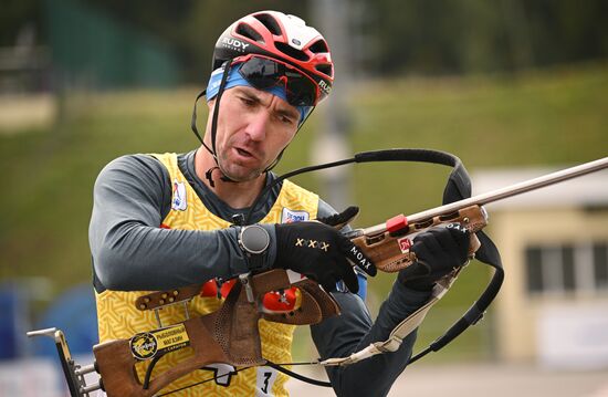 Чемпионат России по биатлону на роллерах. Эстафета