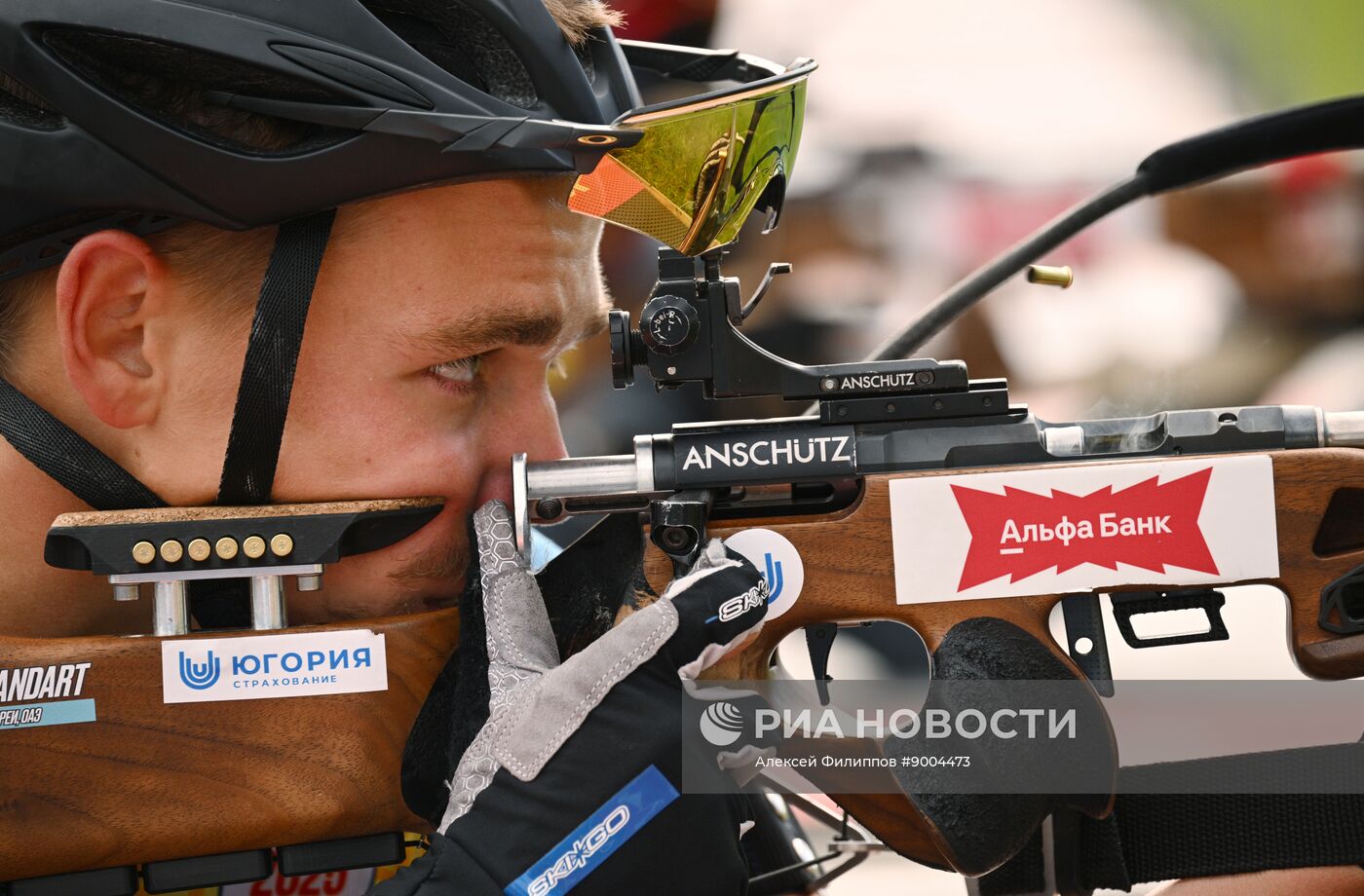 Чемпионат России по биатлону на роллерах. Эстафета