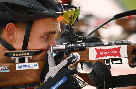 Чемпионат России по биатлону на роллерах. Эстафета