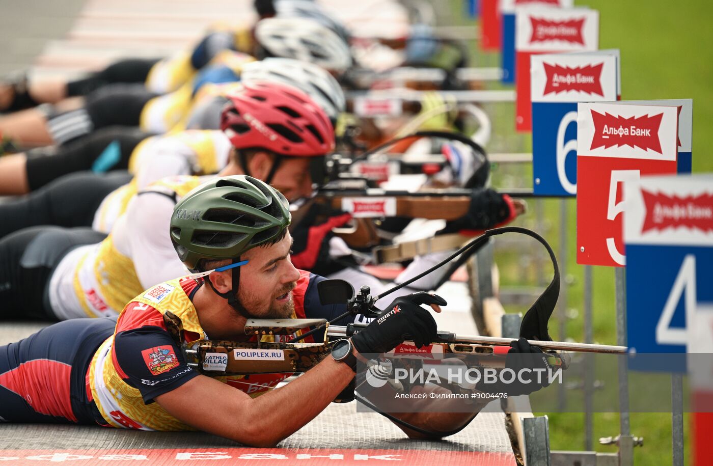 Чемпионат России по биатлону на роллерах. Эстафета