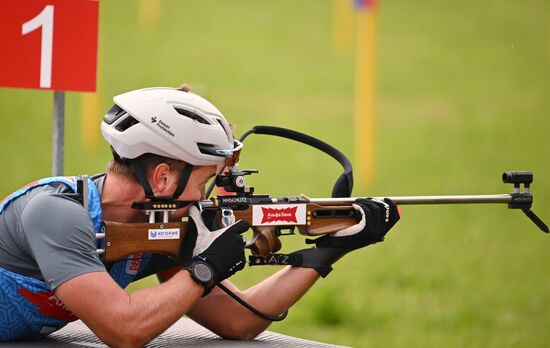Чемпионат России по биатлону на роллерах. Эстафета