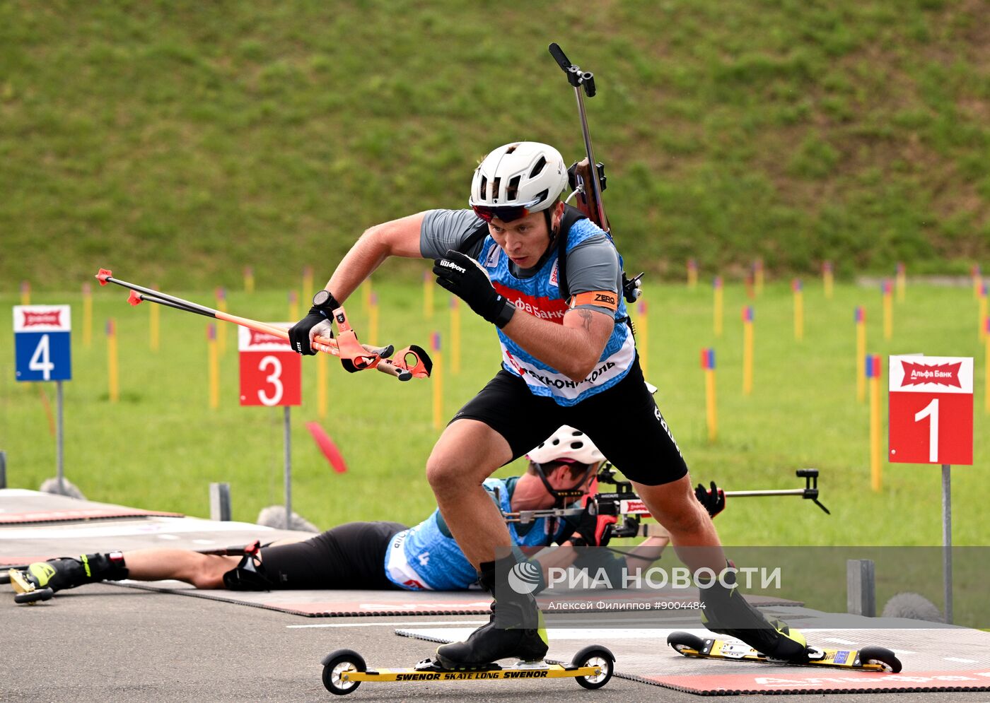 Чемпионат России по биатлону на роллерах. Эстафета