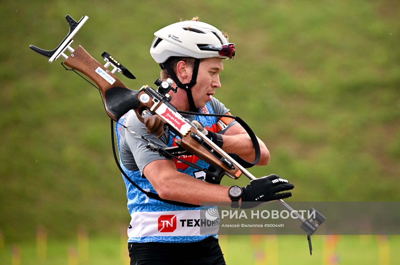 Чемпионат России по биатлону на роллерах. Эстафета