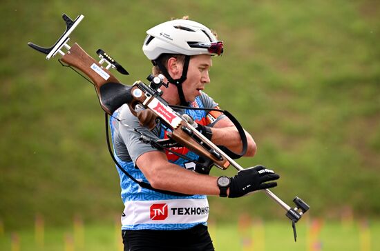 Чемпионат России по биатлону на роллерах. Эстафета