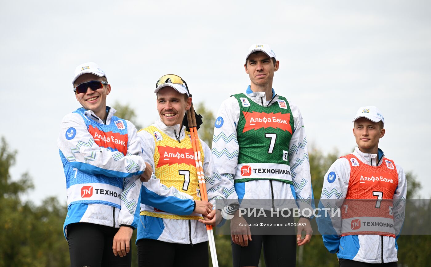 Чемпионат России по биатлону на роллерах. Эстафета