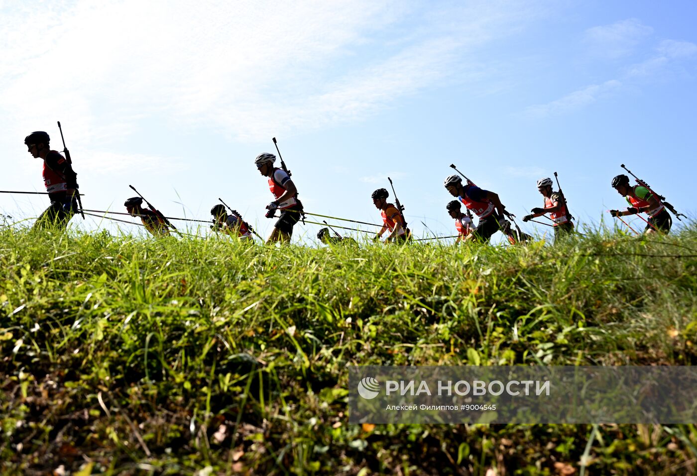 Чемпионат России по биатлону на роллерах. Эстафета