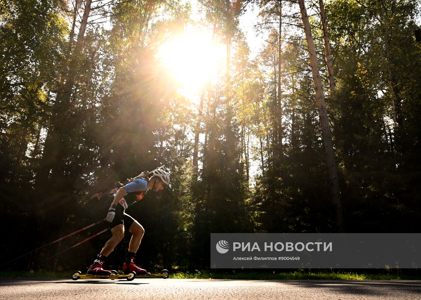 Чемпионат России по биатлону на роллерах. Эстафета