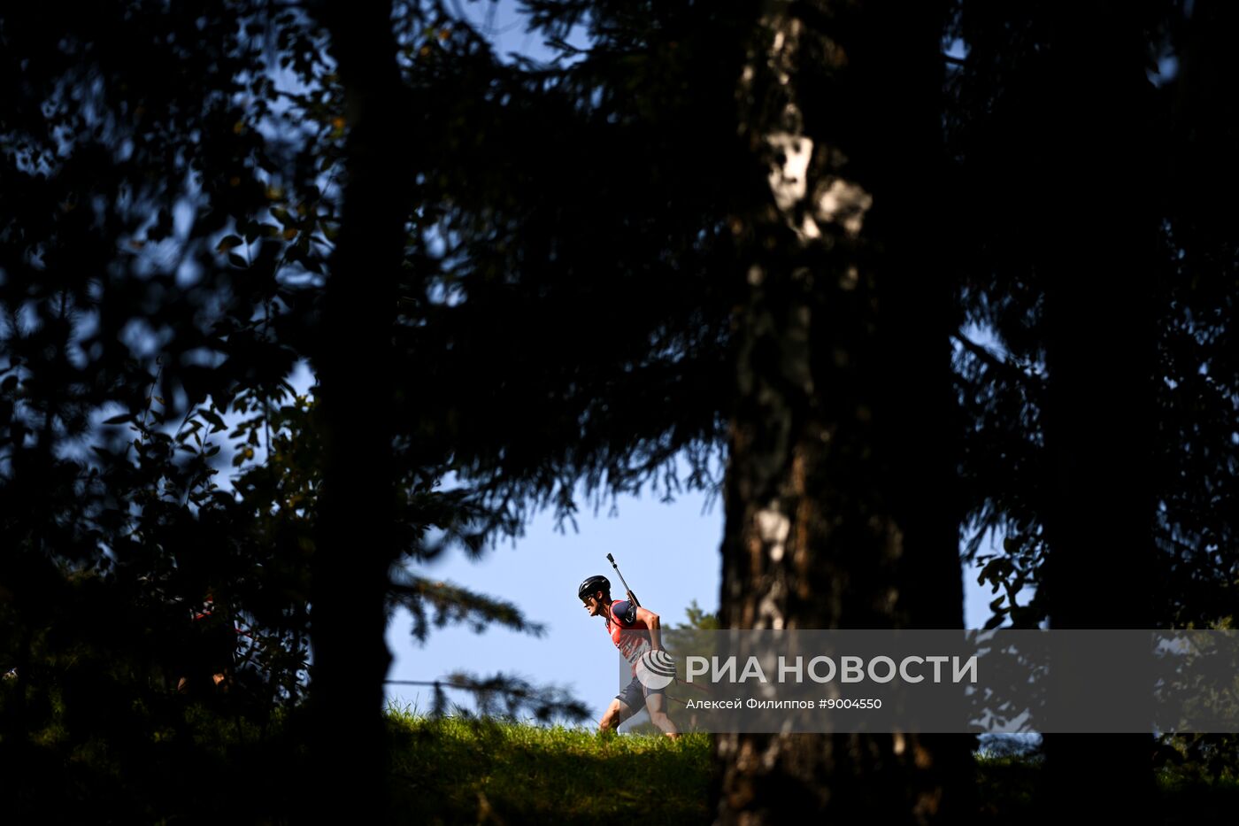 Чемпионат России по биатлону на роллерах. Эстафета