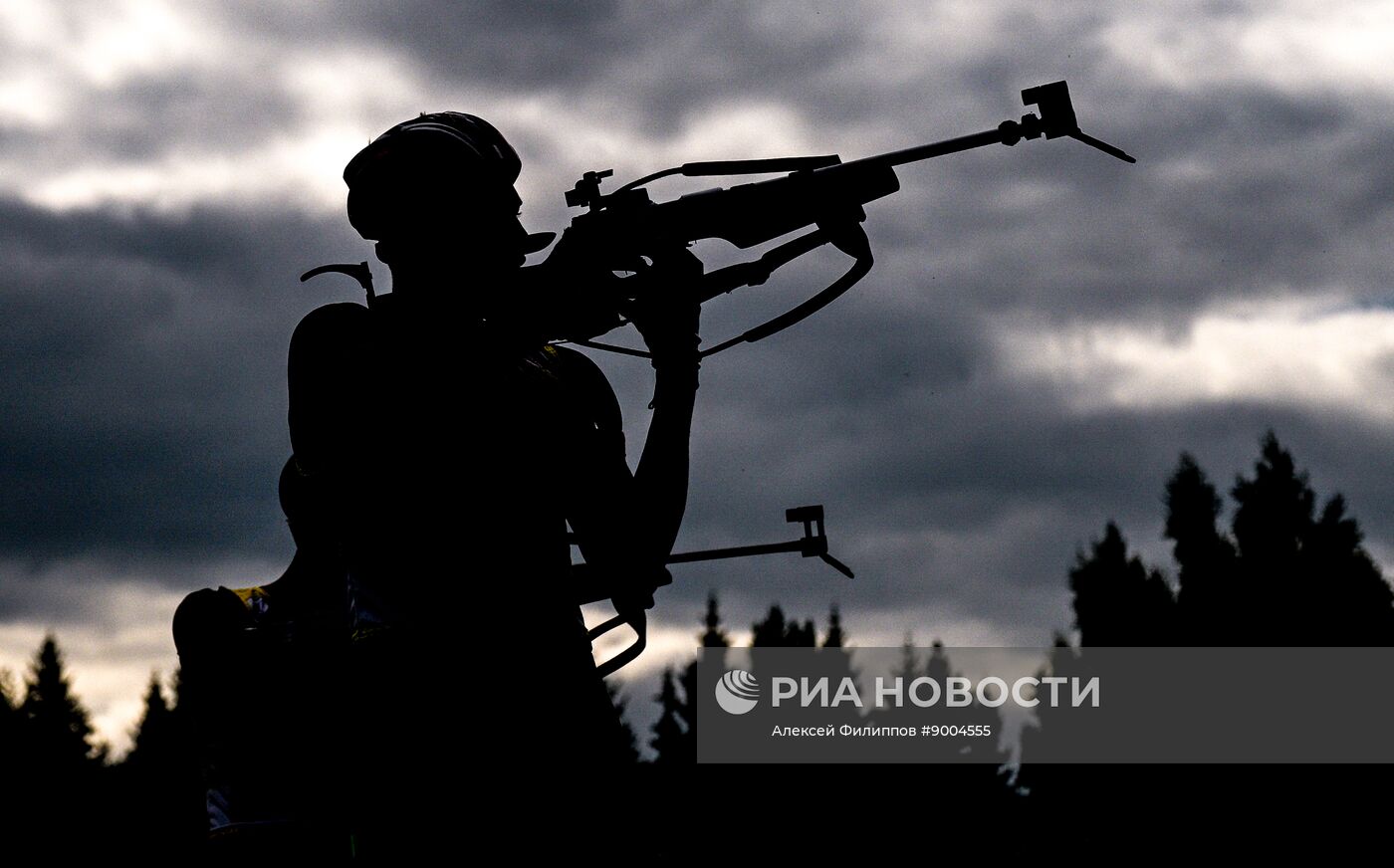 Чемпионат России по биатлону на роллерах. Эстафета