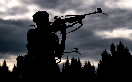 Чемпионат России по биатлону на роллерах. Эстафета