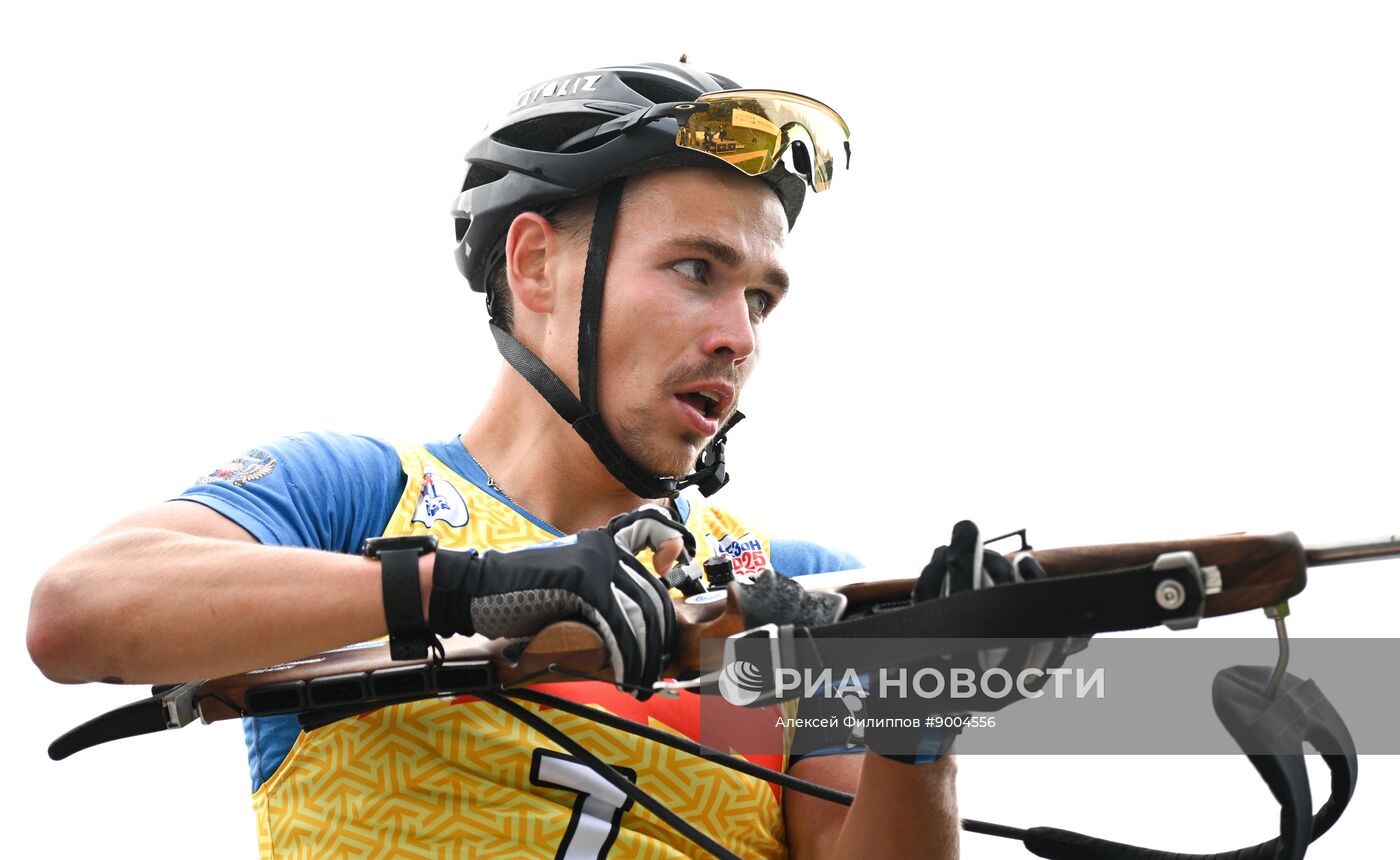 Чемпионат России по биатлону на роллерах. Эстафета