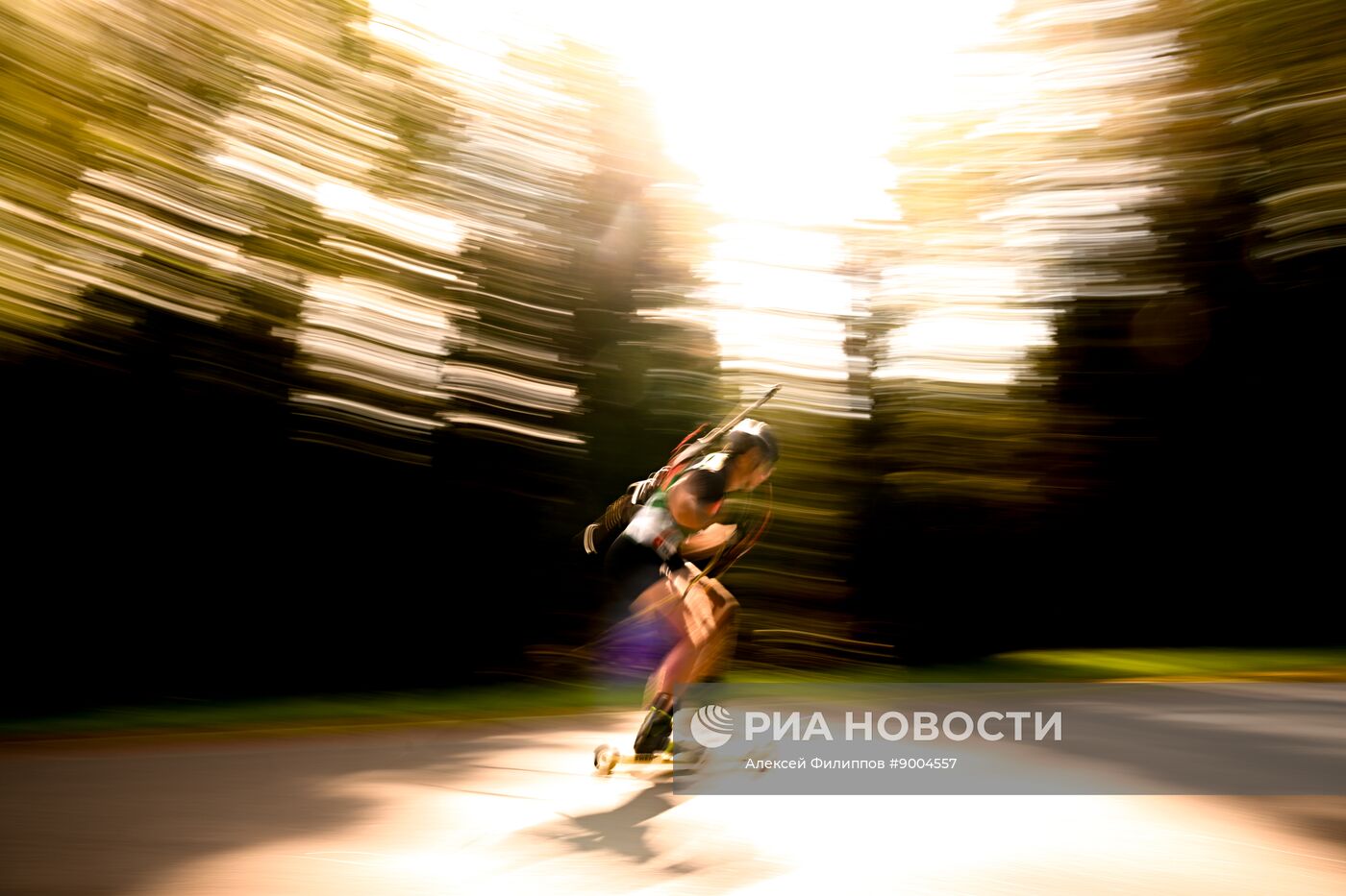 Чемпионат России по биатлону на роллерах. Эстафета