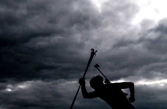 Чемпионат России по биатлону на роллерах. Эстафета