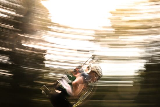 Чемпионат России по биатлону на роллерах. Эстафета