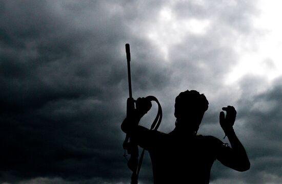 Чемпионат России по биатлону на роллерах. Эстафета