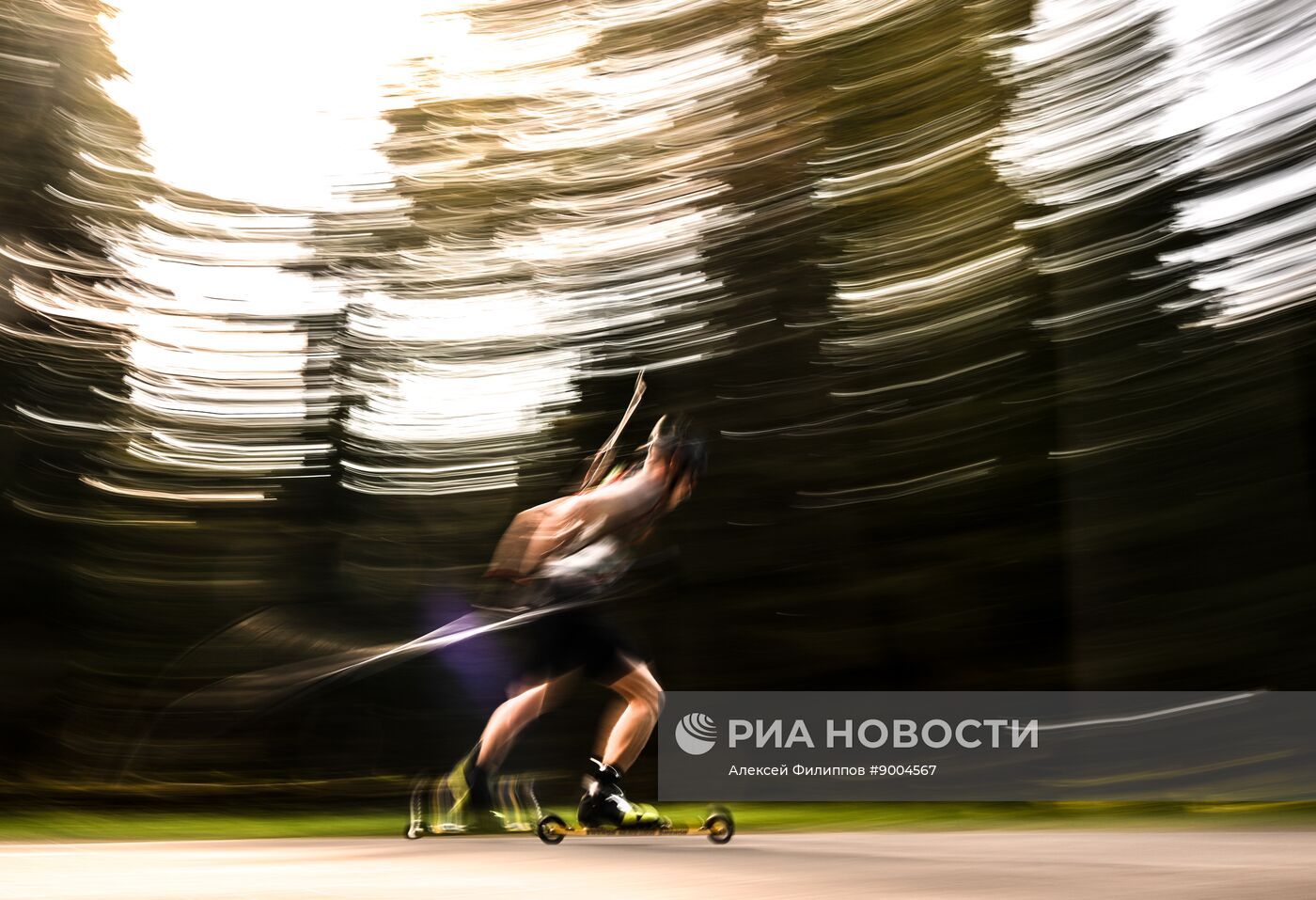 Чемпионат России по биатлону на роллерах. Эстафета