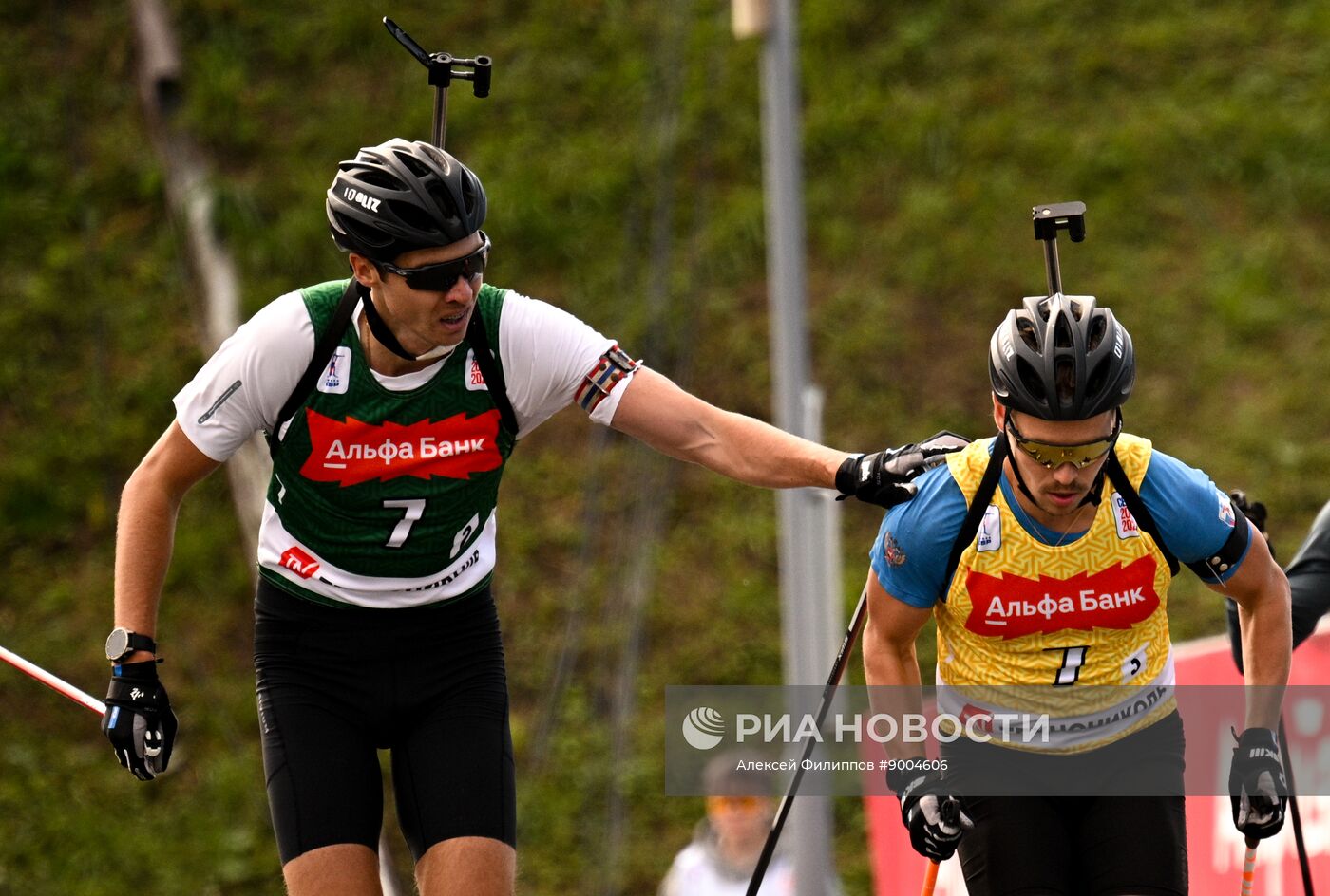 Чемпионат России по биатлону на роллерах. Эстафета