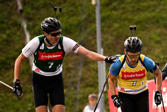 Чемпионат России по биатлону на роллерах. Эстафета