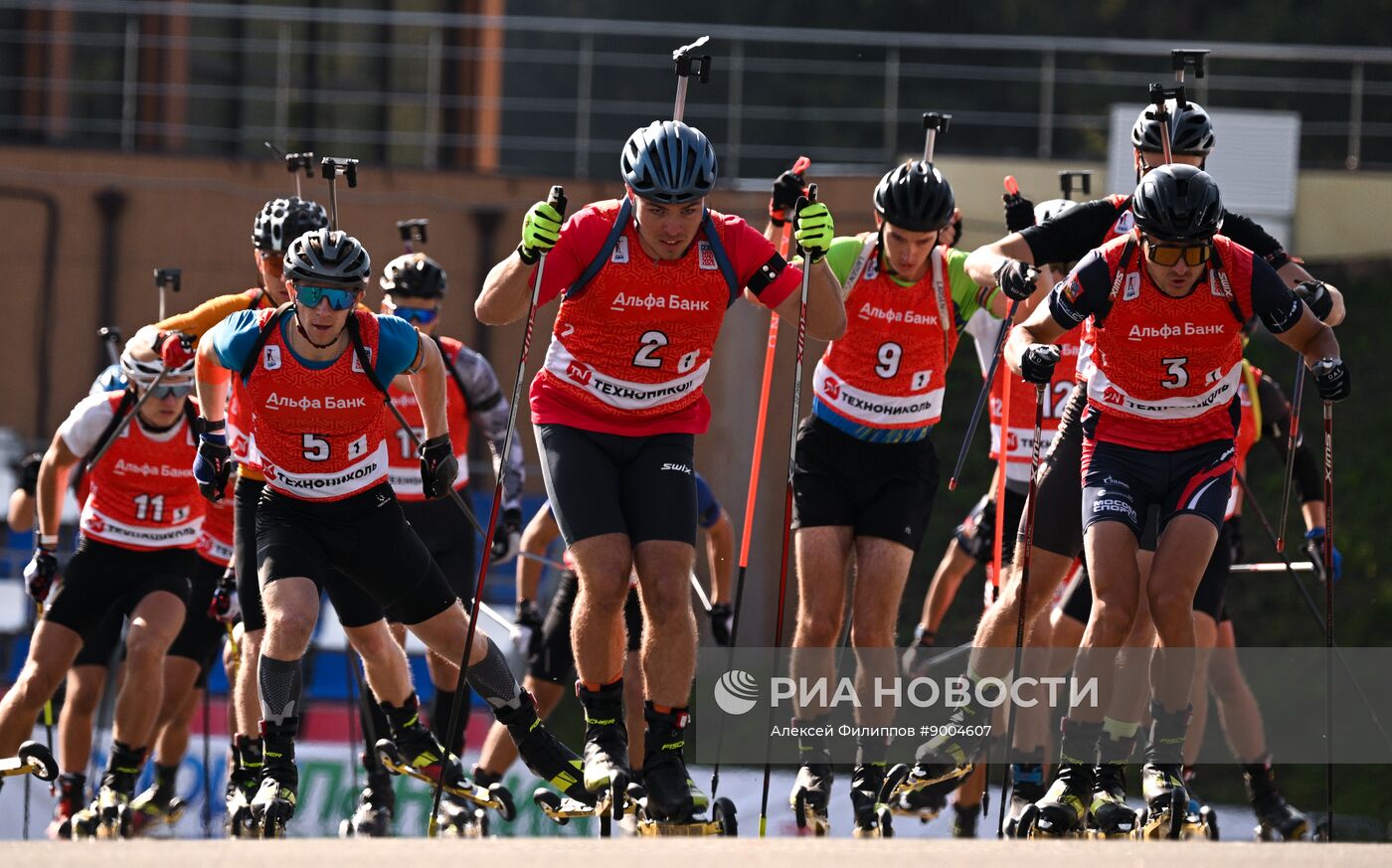 Чемпионат России по биатлону на роллерах. Эстафета