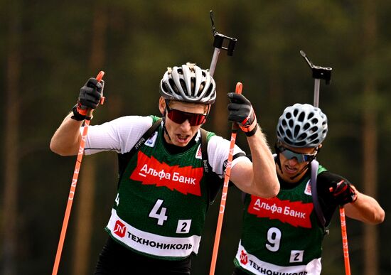 Чемпионат России по биатлону на роллерах. Эстафета