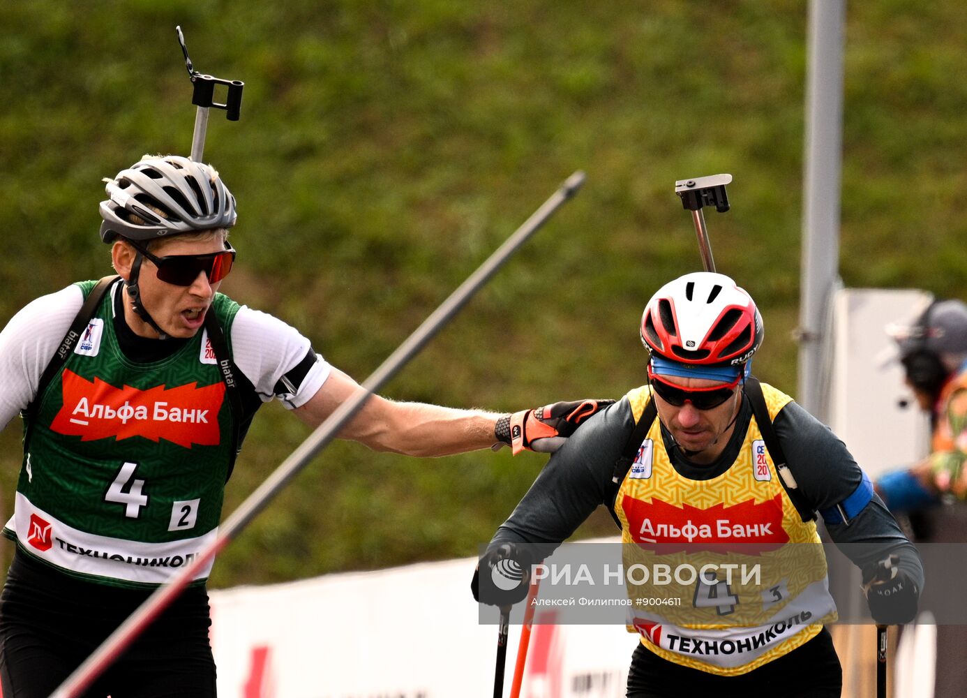 Чемпионат России по биатлону на роллерах. Эстафета