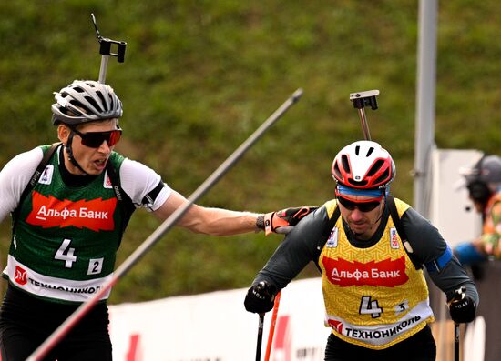 Чемпионат России по биатлону на роллерах. Эстафета