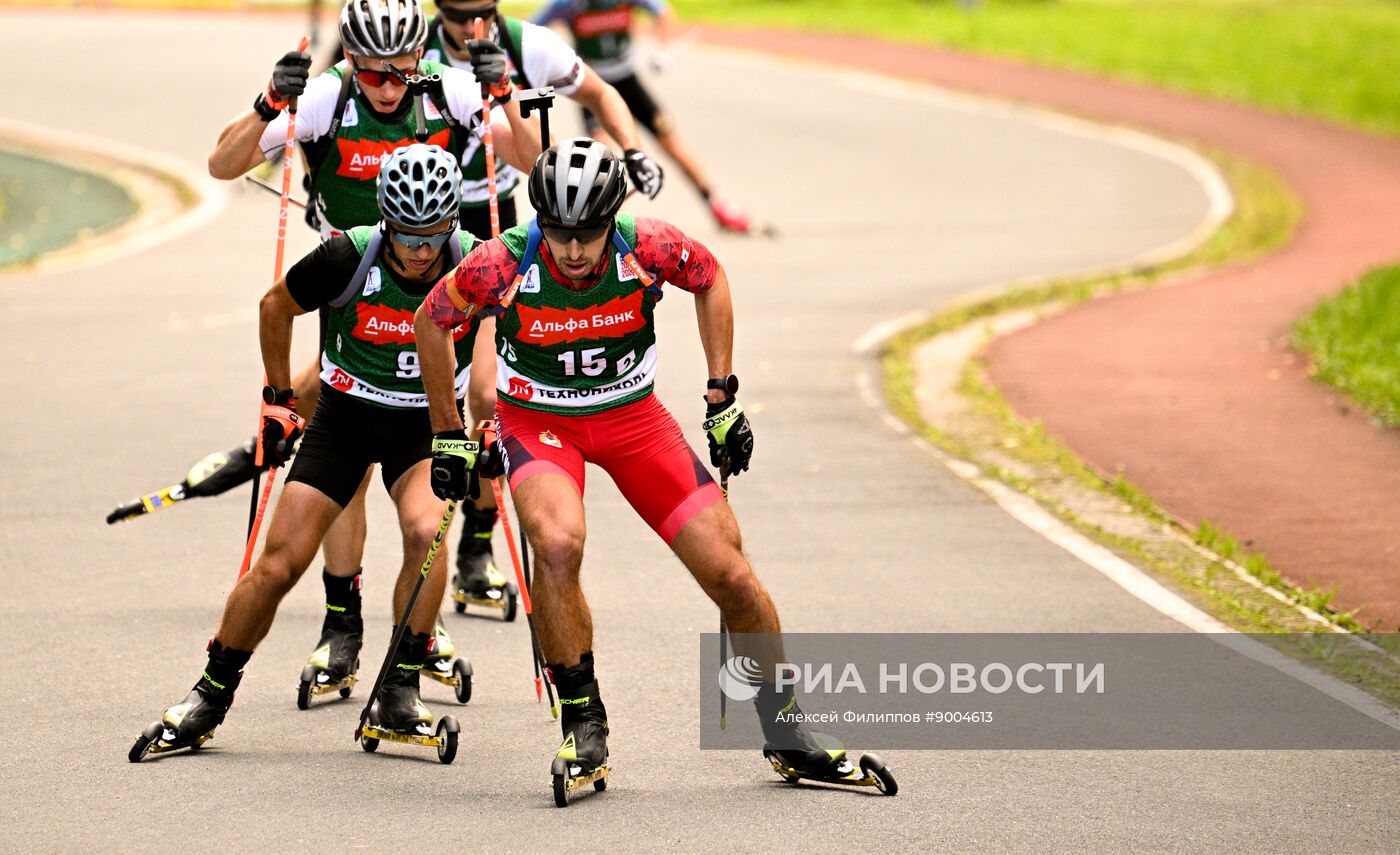 Чемпионат России по биатлону на роллерах. Эстафета